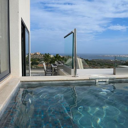 Lux Sea&Country Views With Pool Apartment Mellieha Ngoại thất bức ảnh